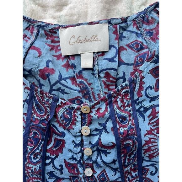 Cleobella Faith Caftan Midi Dress Size Large MSRP: $268 - Picture 14 of 15